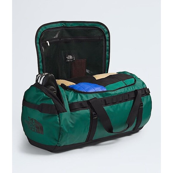 The North Face Base Camp Duffel Bag Large 95L Brandy Brown TNF Black New $159 - Picture 1 of 8